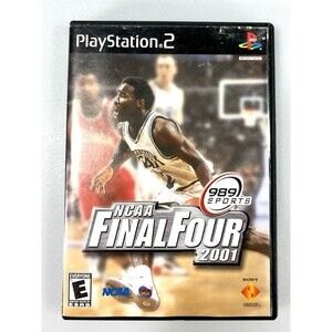 NCAA Final Four 2001 Sony PlayStation 2 Vintage 989 Sports Complete with Manual